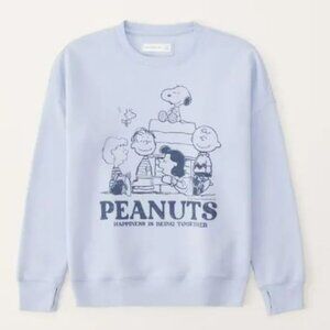 Abercrombie Kids Girl's Peanuts Crew Sweatshirt - Size 11/12